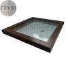 Модель стеклянного напольного люка Стеклогор 800х800*75