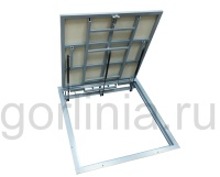 Так выглядит напольный люк АМО 1000*1000 